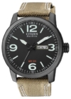 Citizen Herren Analog Quarz Uhr mit Nylon Armband BM8476-23EE - 1