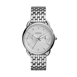 Fossil Damen Analog Quarz Uhr mit Edelstahl Armband ES3712 - 1