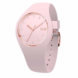 Ice-Watch - Ice Glam Pastel Pink lady - Rosa Damenuhr mit Silikonarmband - 001069 (Medium) - 1