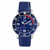 Ice-Watch - Ice Steel Blue - Blaue Herrenuhr mit Silikonarmband - 015770 (Medium) - 1
