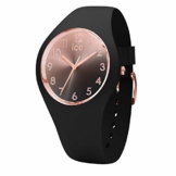 Ice-Watch - Ice Sunset Black - Schwarze Damenuhr mit Silikonarmband - 015746 (Small) - 1