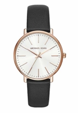 Michael Kors Damen Analog Quarz Uhr mit Leder Armband MK2834 - 1
