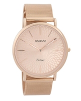 Oozoo Vintage Damenuhr Metallband 40 MM Rose/Rose/Rose C9343 - 1