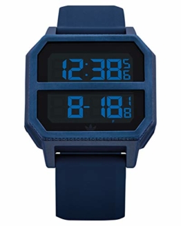 Adidas by Nixon Unisex – Erwachsene Digital Quarz Uhr mit Kunststoff Armband Z16-605-00 - 1