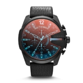 Diesel Herren Chronograph Quarz Uhr mit Leder Armband DZ4323 - 1
