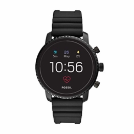 Fossil Herren Digital Smart Watch Armbanduhr mit Silikon Armband FTW4018 - 1