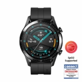 HUAWEI Watch GT 2 (46 mm) - mit Herzfrequenz-Messung, Musik Wiedergabe & Bluetooth Telefonie - 5ATM wasserdicht + 5EUR Amazon Gutschein, Matte Black - 1