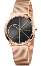 Calvin Klein Damen Analog Quarz Uhr mit Edelstahl Armband K3M22621 - 1