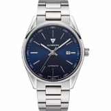 Junkers Professor Analog Automatik Uhr Edelstahlarmband Saphirglas blau 9.31.01.01.M - 1