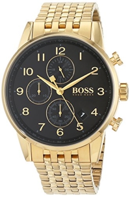 BOSS Herren Quarz Armbanduhr mit Edelstahlarmband 1513531 - 1