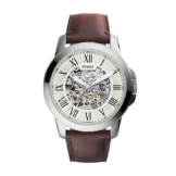 Fossil Herren Analog Automatik Uhr mit Leder Armband ME3099 - 1