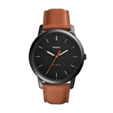Fossil Herren Analog Quarz Uhr mit Leder Armband FS5305 - 1