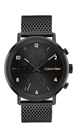 Calvin Klein Men's Analog Quartz Watch with Stainless Steel Strap 25200108 - 1
