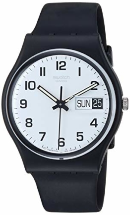 Swatch Herrenuhr Analog Quarz mit Plastikarmband – GB 743 - 1