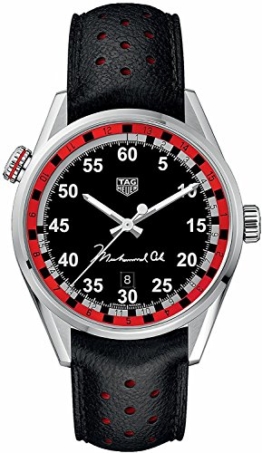 TAG Heuer Carrera Uhr Tribute to Muhammad Flügel Automatik Stahl 100m WAR2A11.FC6337 - 1