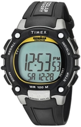 Timex Ironman Herren 100 Lap Flix, Herren, Black/Yellow Highlights - 1